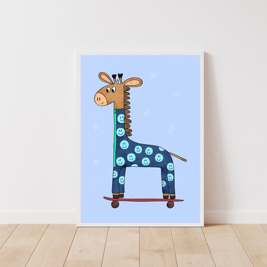 Skating Giraffe
