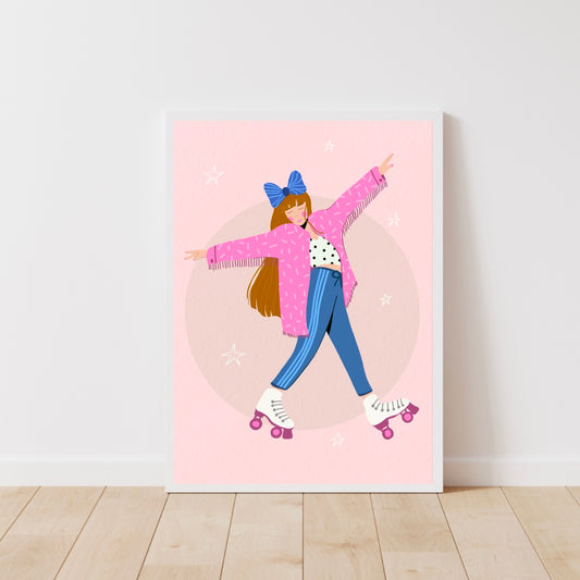 Just rollerskating